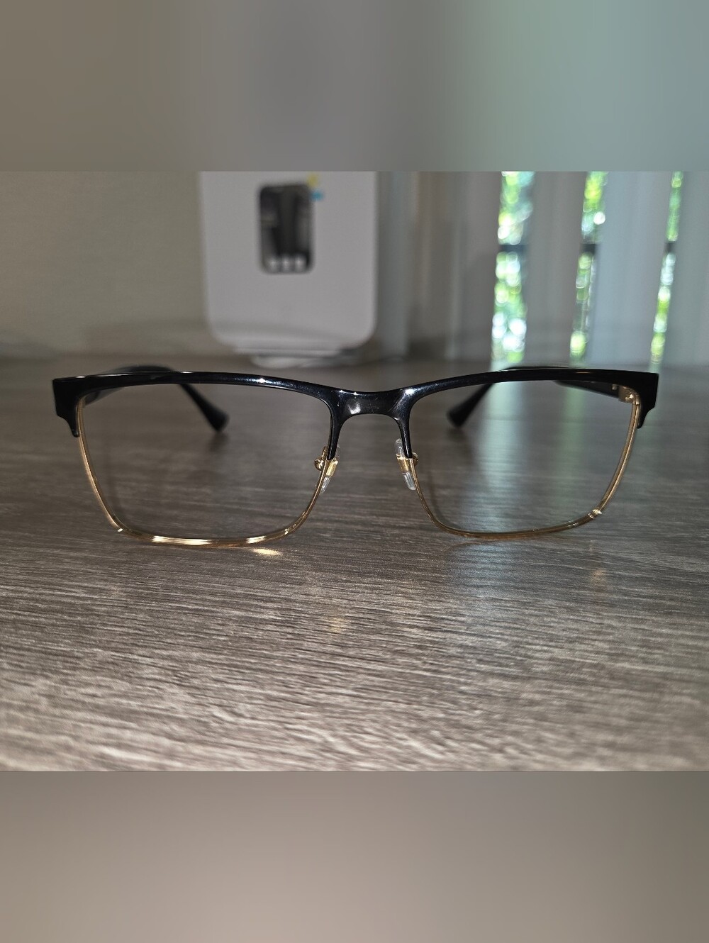Versace Black and Gold Men's Eyeglasses frames Only